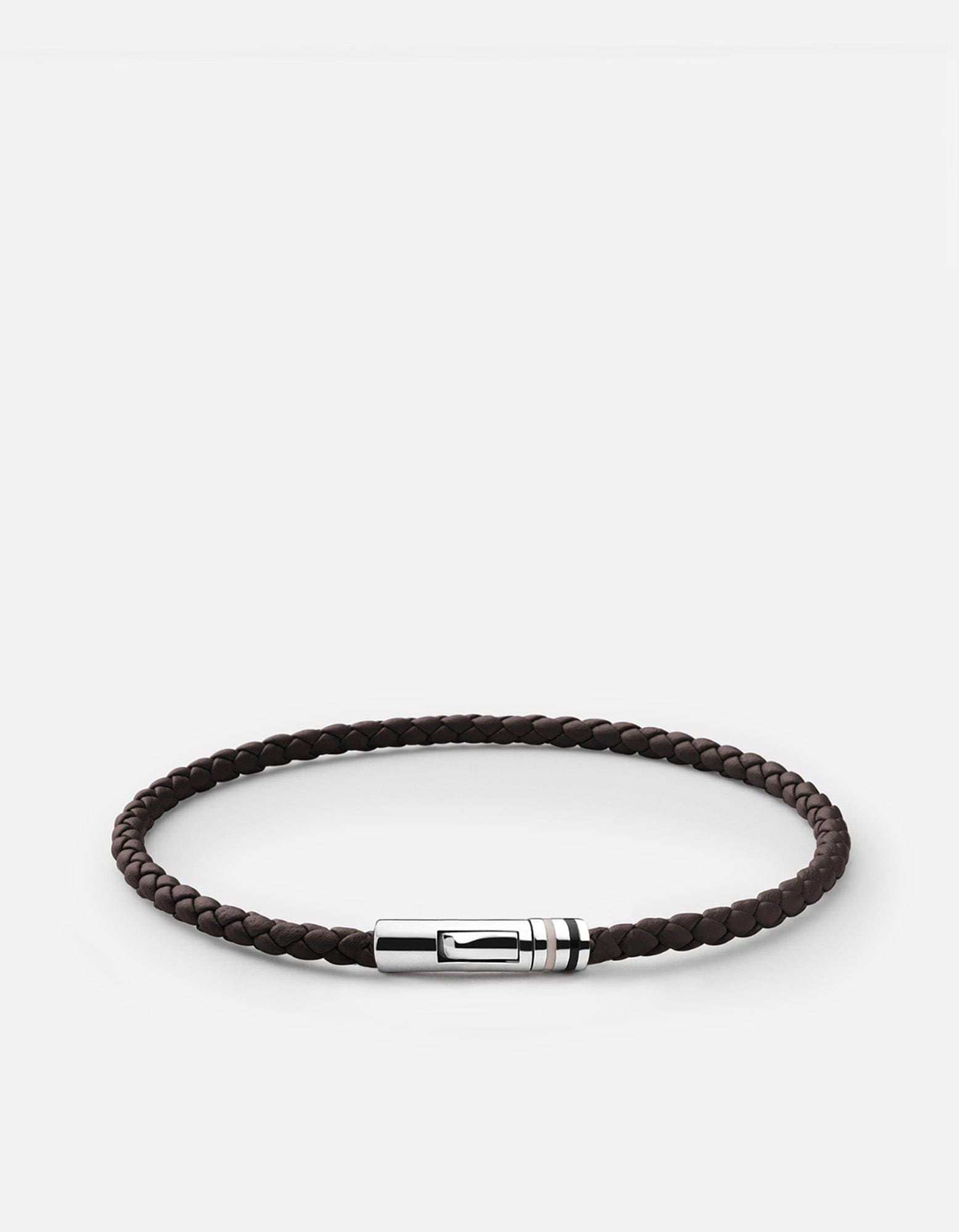 Juno Leather Bracelet, Sterling Silver