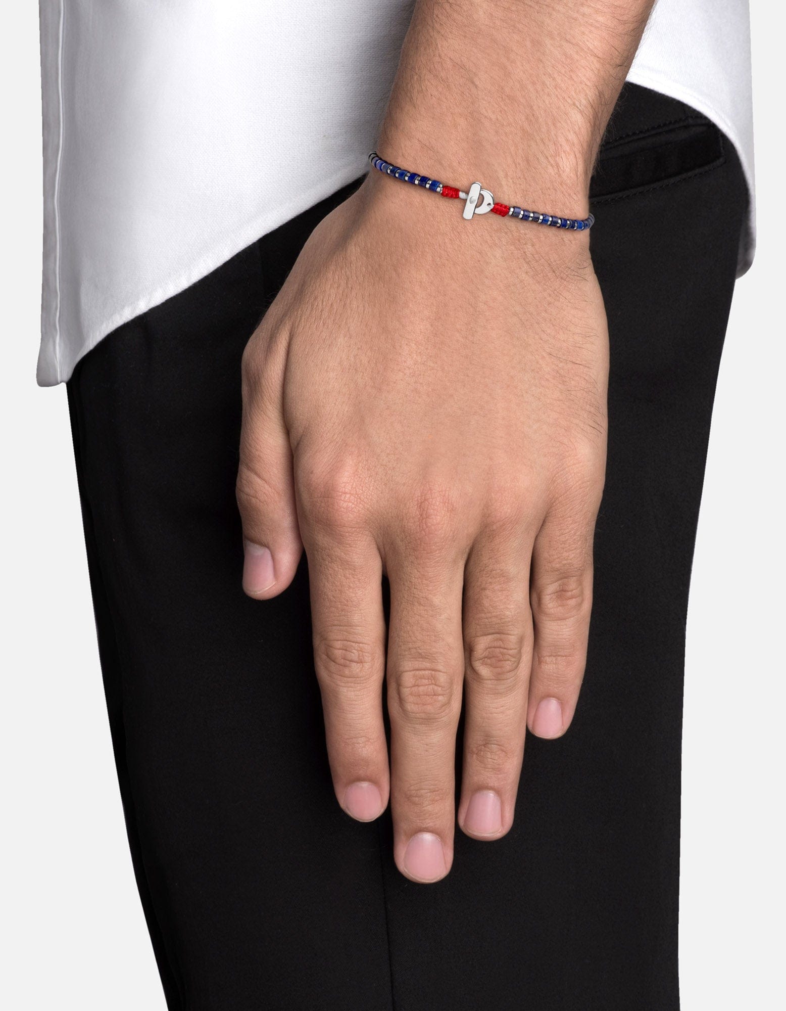 Kato Lapis Bracelet, Sterling Silver