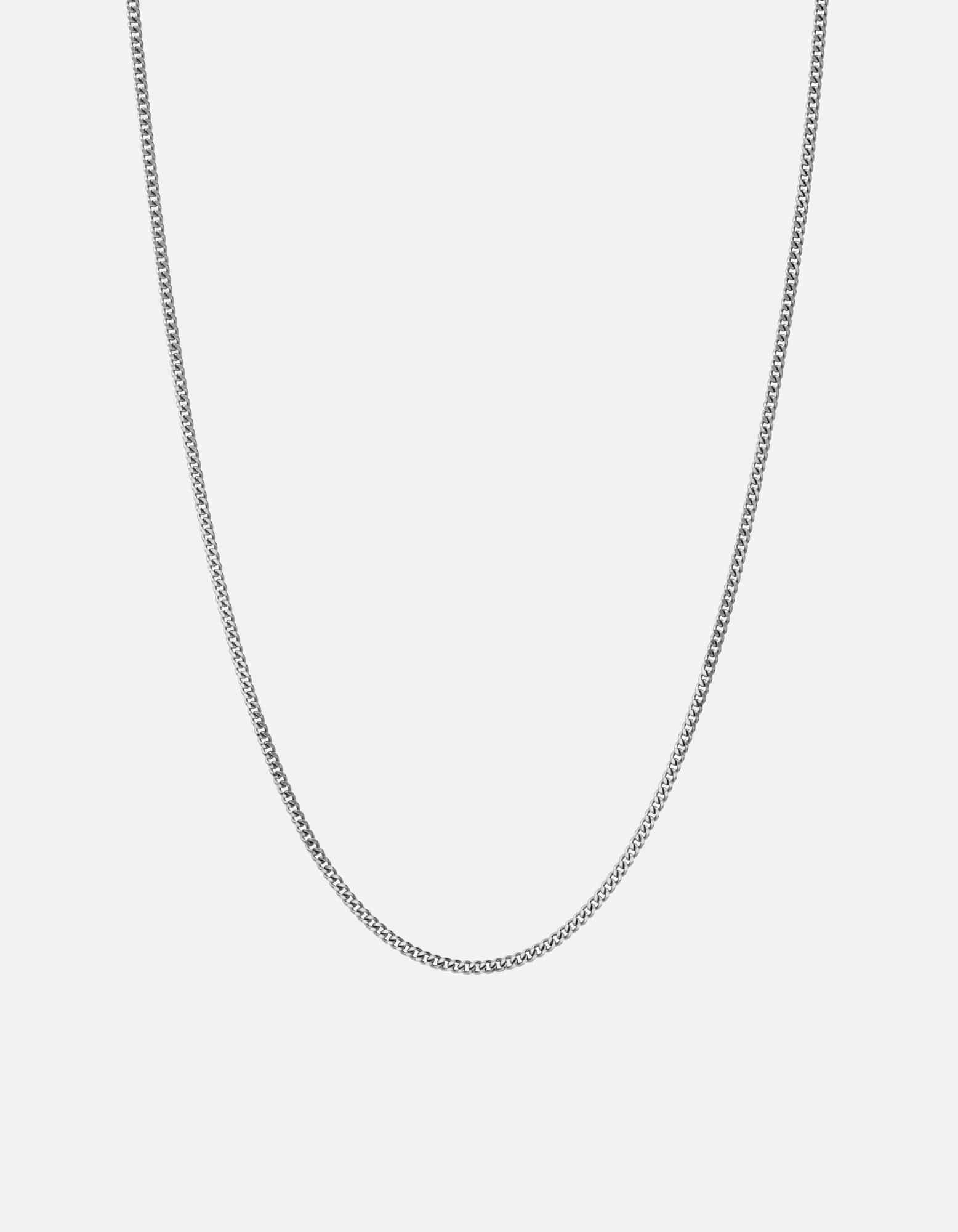 2mm Mini Annex Chain Necklace, Sterling Silver